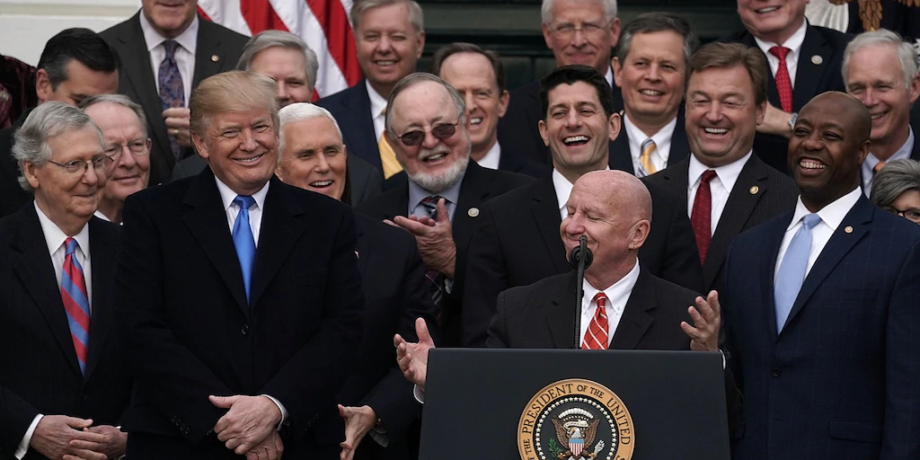 Scores of Republican lawmakers enriched themselves off the Trump tax cuts, report says